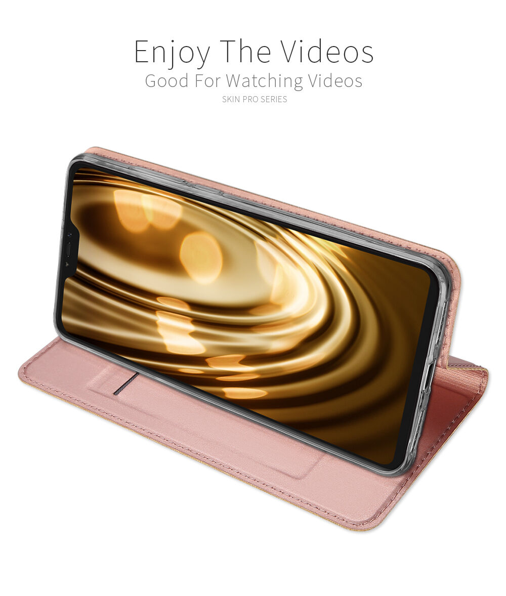 Dux Ducis pokrowiec ochronny skórzany do Xiaomi Redmi Note 6 Pro - szary