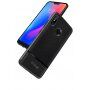 Etui z teksturą szlifowaną i skórzaną do Xiaomi Mi A2 Lite - czarne