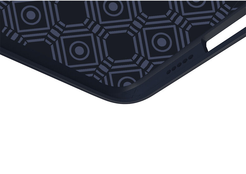 Etui z teksturą szlifowaną i skórzaną do Xiaomi Mi A2 Lite - czarne