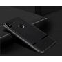 Etui z teksturą szlifowaną i skórzaną do Xiaomi Mi A2 Lite - czarne