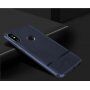 Etui z teksturą szlifowaną i skórzaną do Xiaomi Mi A2 Lite - czarne
