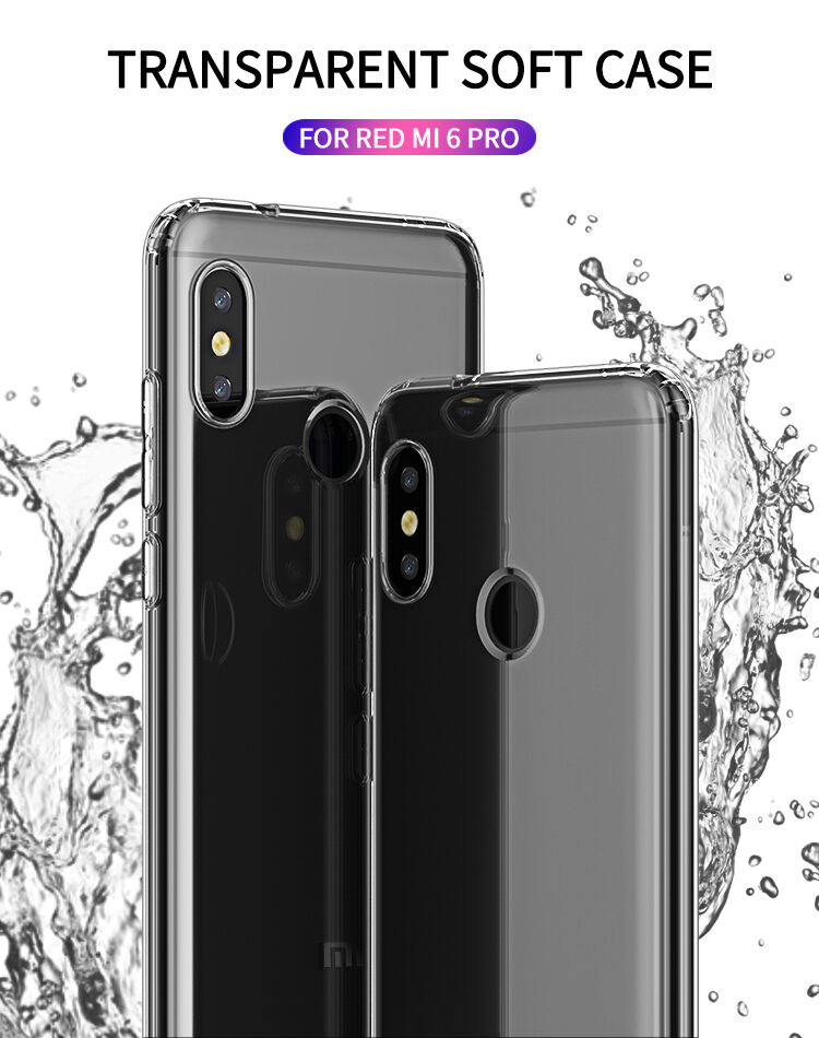 Ipaky etui ochronne miękkie do Xiaomi Mi A2 Lite - przezroczyste