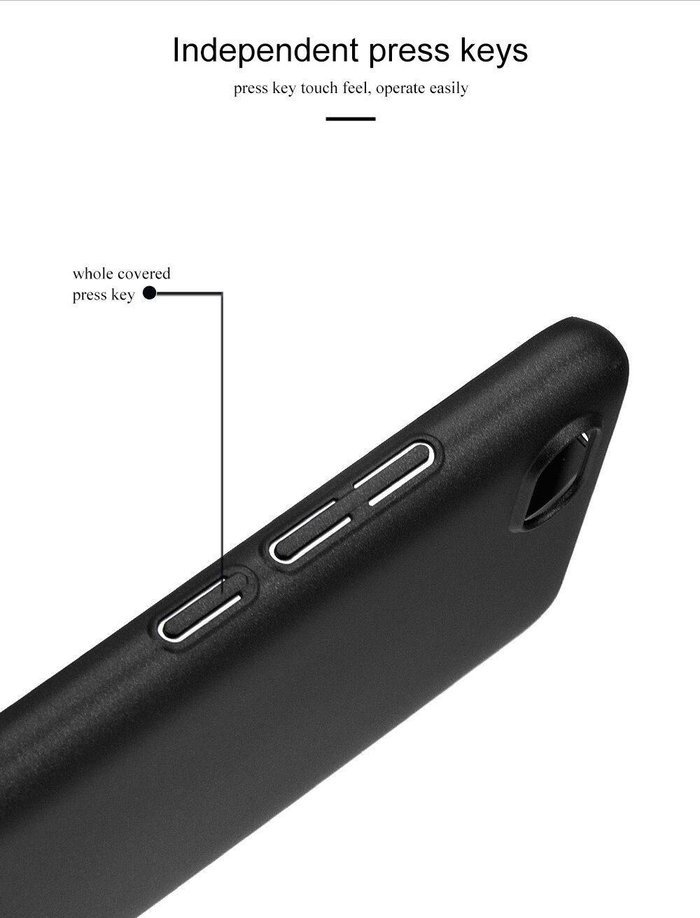 Lenuo twarde jedwabiście gładkie etui do Xiaomi Redmi 6 - złote