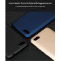 Lenuo twarde jedwabiście gładkie etui do Xiaomi Redmi 6 - czarne