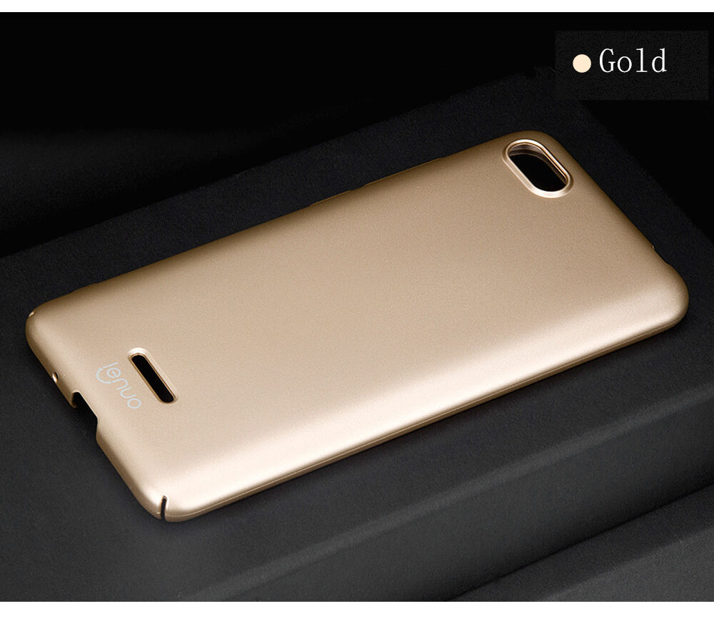 Lenuo twarde jedwabiście gładkie etui do Xiaomi Redmi 6 - czarne