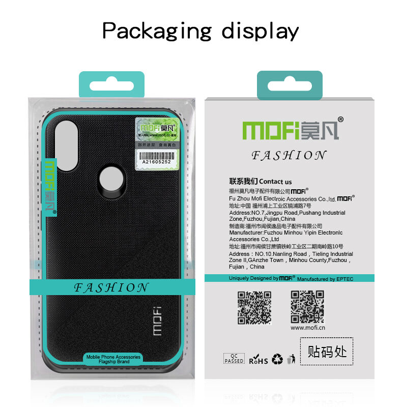Mofi etui ochronne plastikowe i tekstylne do Xiaomi Redmi 6 - niebieskie Mofi etui ochronne plastikowe i tekstylne do Xiaomi Redmi 6 - niebieskie