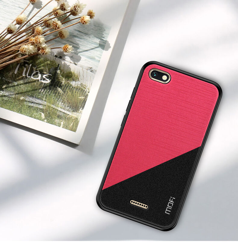 Mofi etui ochronne plastikowe i tekstylne do Xiaomi Redmi 6 - złote