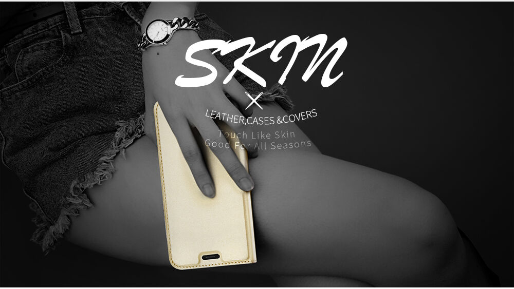 Dux Ducis pokrowiec ochronny skórzany do Xiaomi Redmi 6 - ciemnoniebieski