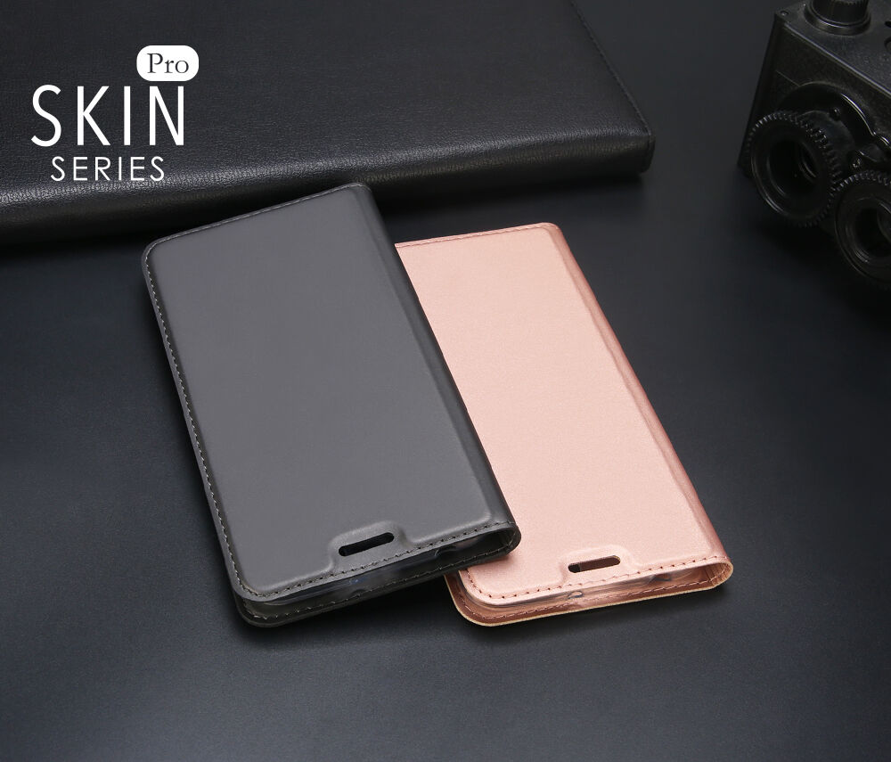 Dux Ducis pokrowiec ochronny skórzany do Xiaomi Redmi 6 - ciemnoniebieski