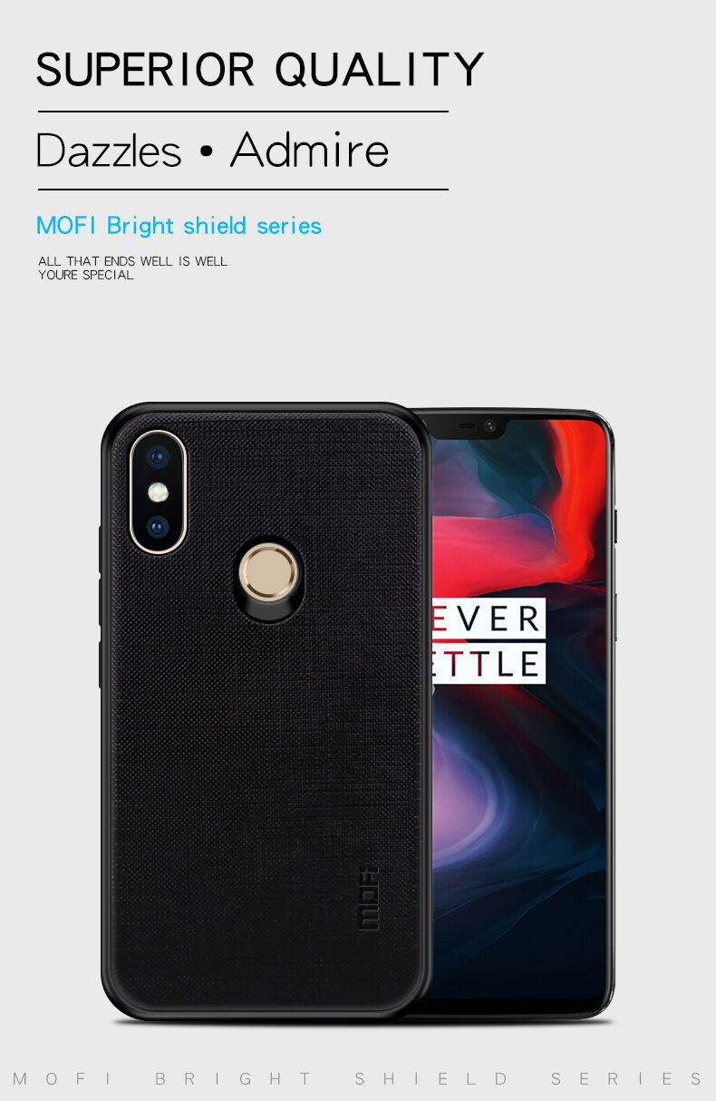 Mofi etui ochronne plastikowe i tekstylne do Xiaomi Redmi Note 5 - fuksjowe