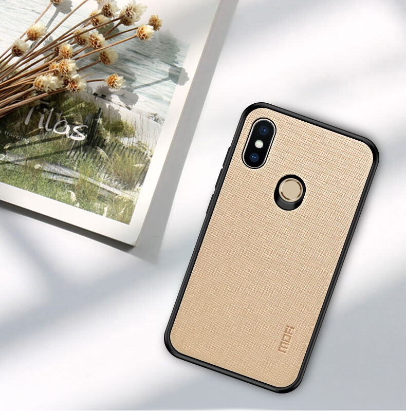 Mofi etui ochronne plastikowe i tekstylne do Xiaomi Redmi Note 5 - fuksjowe Mofi etui ochronne plastikowe i tekstylne do Xiaomi Redmi Note 5 - fuksjowe