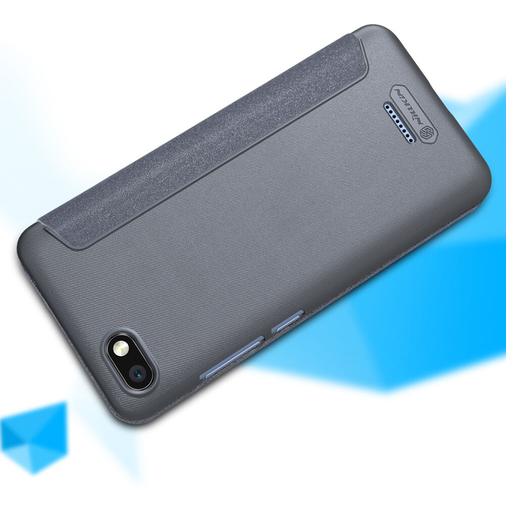 Nillkin pokrowiec ochronny skórzany z otworem do Xiaomi Redmi 6 - szary