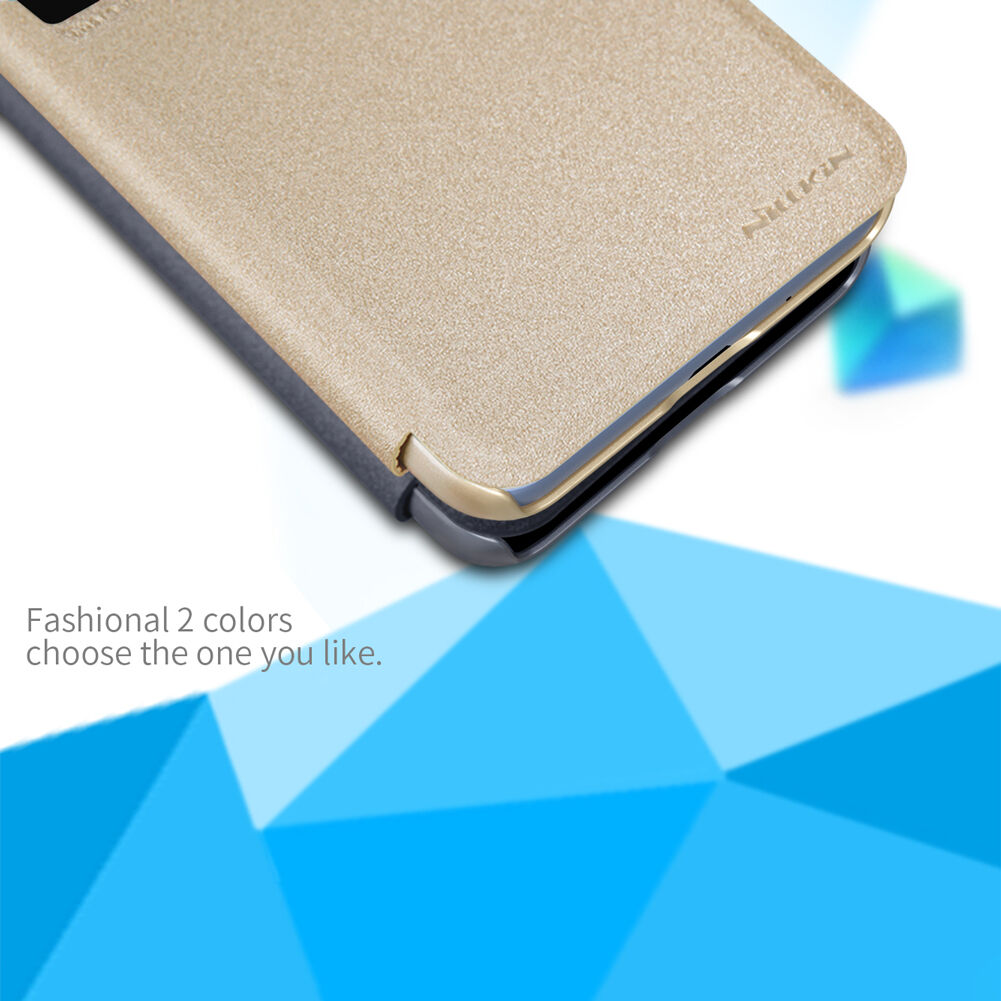 Nillkin pokrowiec ochronny skórzany z otworem do Xiaomi Redmi 6 - szary