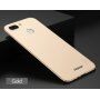 Mofi etui matowe z twardego plastiku do Xiaomi Redmi 6 - ciemnoniebieskie