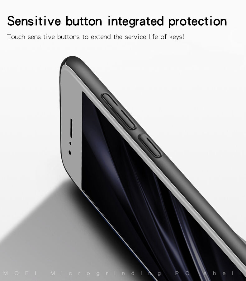 Mofi etui matowe z twardego plastiku do Xiaomi Redmi 6 - czerwone