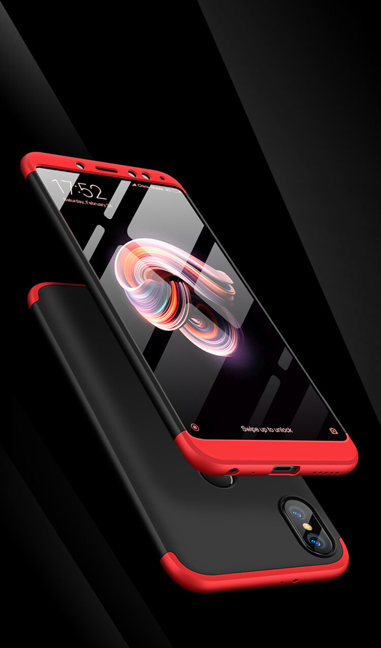 GKK etui ochronne do części tylnej i przedniej do Xiaomi Mi A2 - różowe