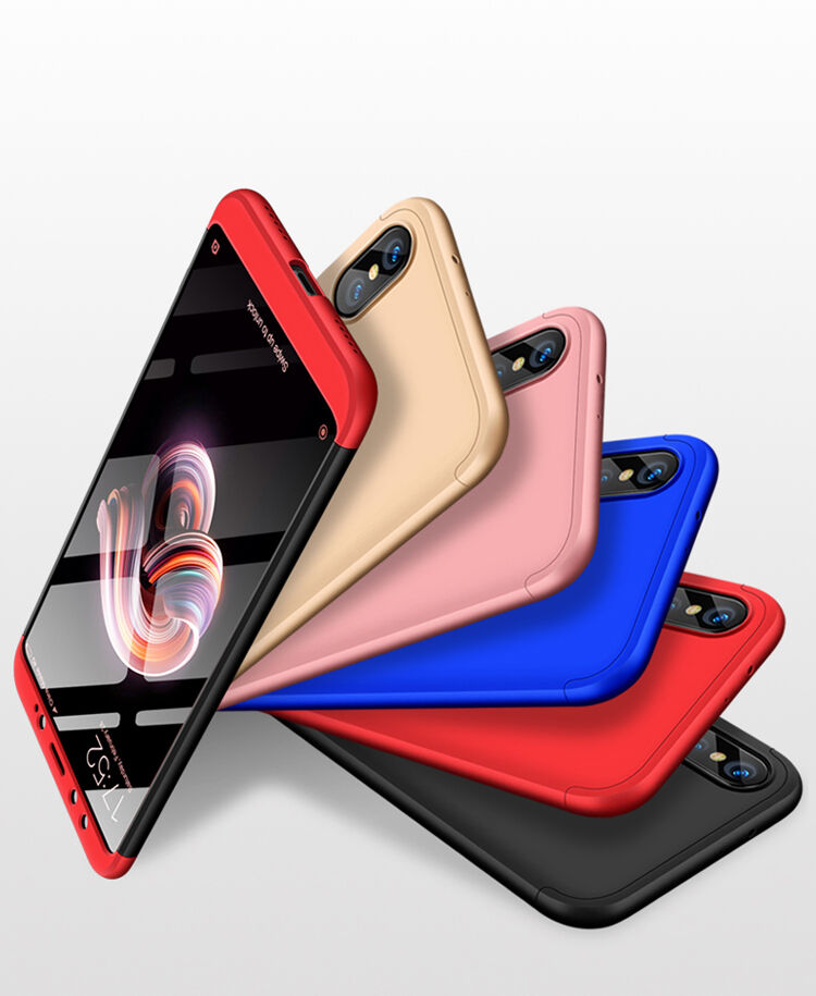 GKK etui ochronne do części tylnej i przedniej do Xiaomi Mi A2 - różowe
