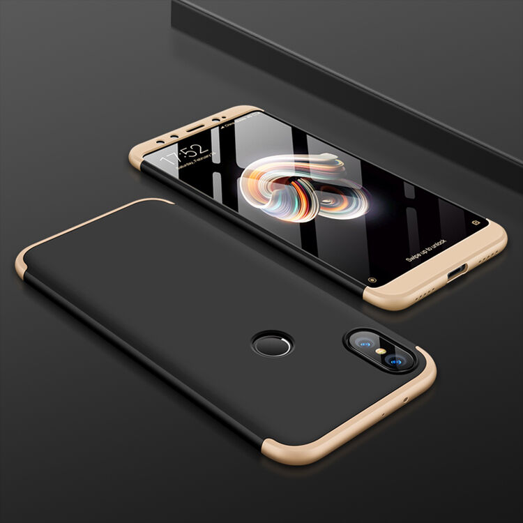 GKK etui ochronne do części tylnej i przedniej do Xiaomi Mi A2 - różowe