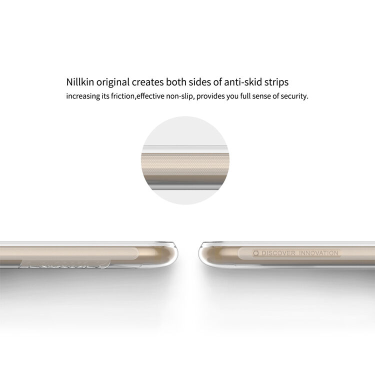Nillkin cienkie etui ochronne przezroczyste do Xiaomi Mi A2 - szare
