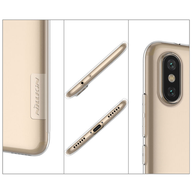 Nillkin cienkie etui ochronne przezroczyste do Xiaomi Mi A2 - przezroczyste