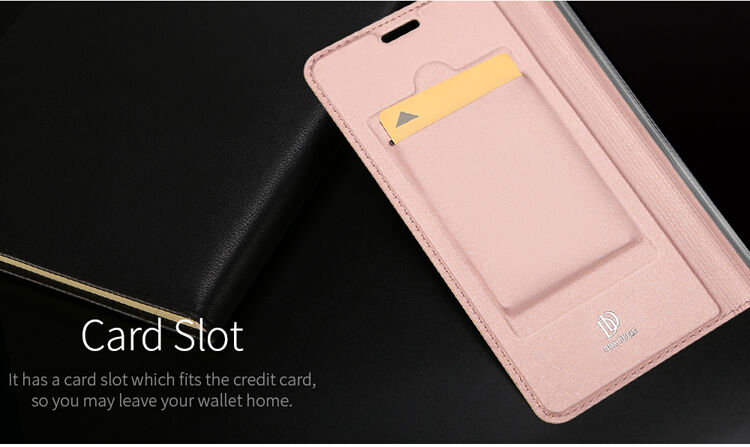 Dux Ducis pokrowiec ochronny skórzany do Xiaomi Mi A2 - ciemnoszary
