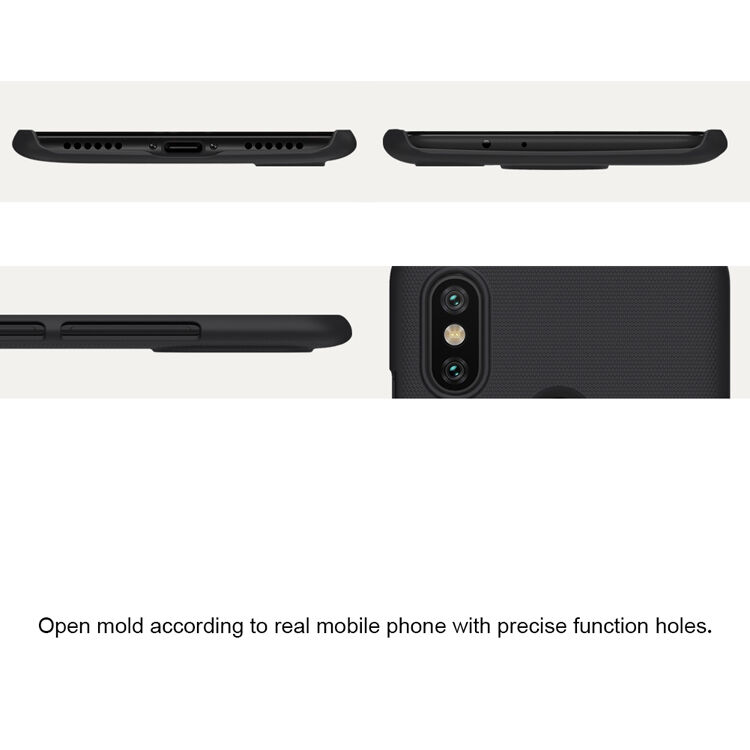 Nillkin etui ochronne ze złobieniem do Xiaomi Mi A2 - czarne