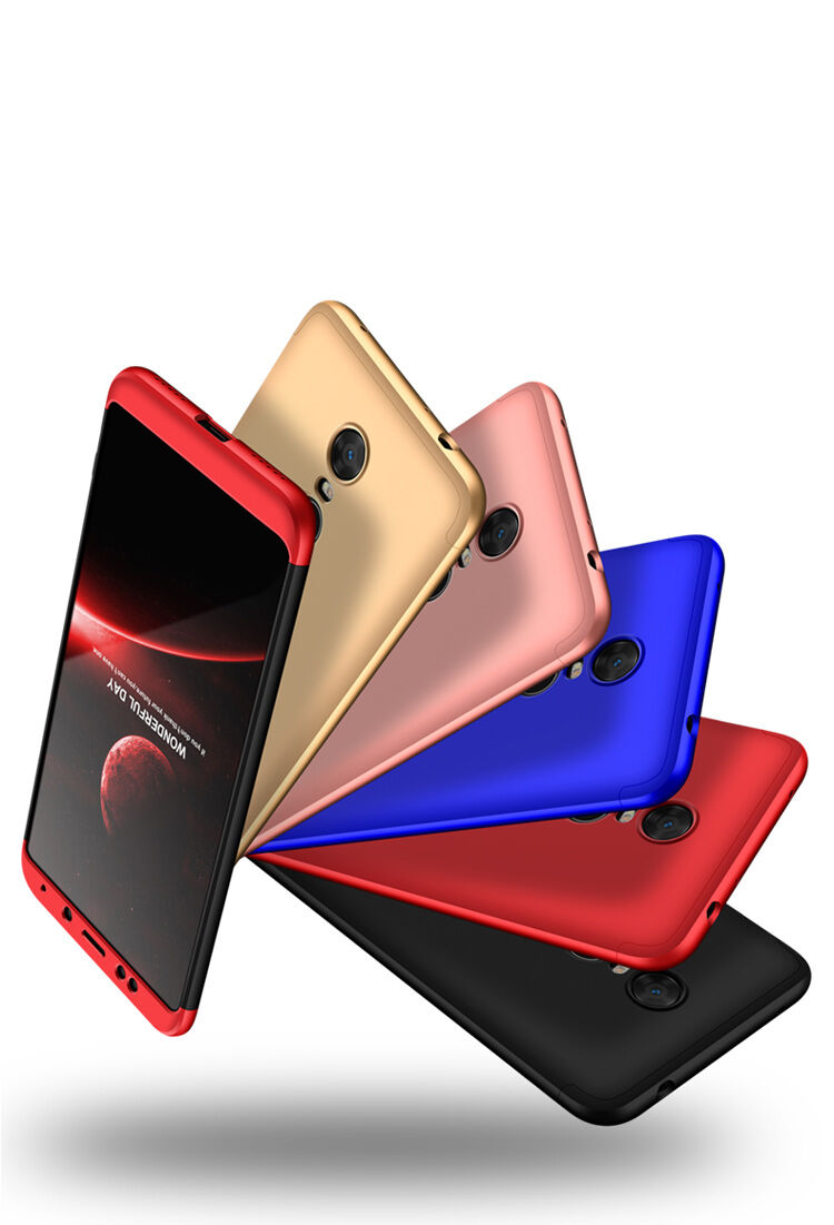 GKK etui tylne z ochroną krawędzi do Xiaomi Redmi Note 5 - złote