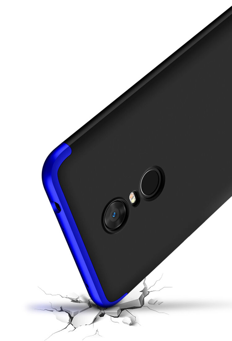 GKK etui tylne z ochroną krawędzi do Xiaomi Redmi Note 5 - różowo-złote