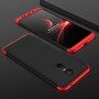 GKK etui tylne z ochroną krawędzi do Xiaomi Redmi Note 5 - czerwono-czarne