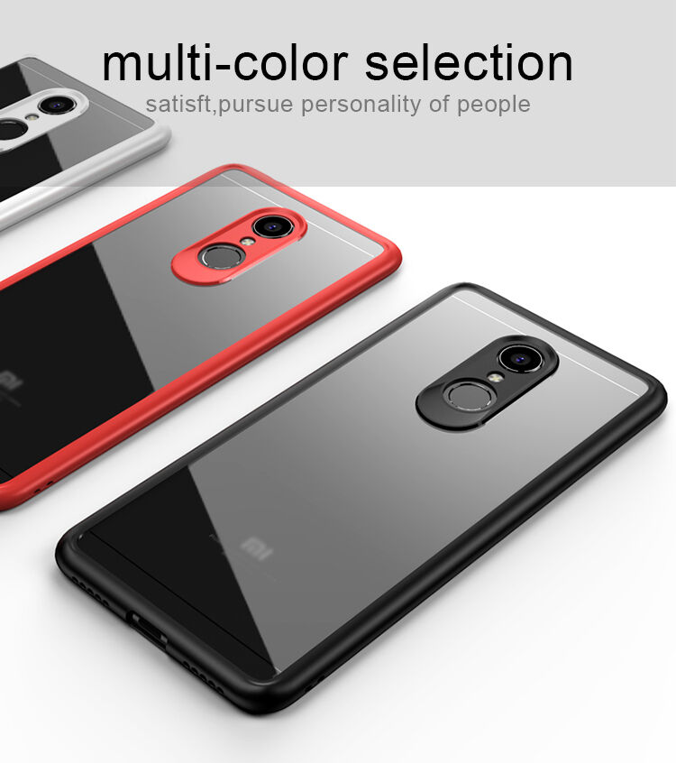 Ipaky etui ochronne z TPU i pleksiglasu do Xiaomi Redmi 5 - niebieskie