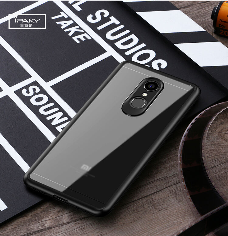 Ipaky etui ochronne z TPU i pleksiglasu do Xiaomi Redmi 5 - niebieskie