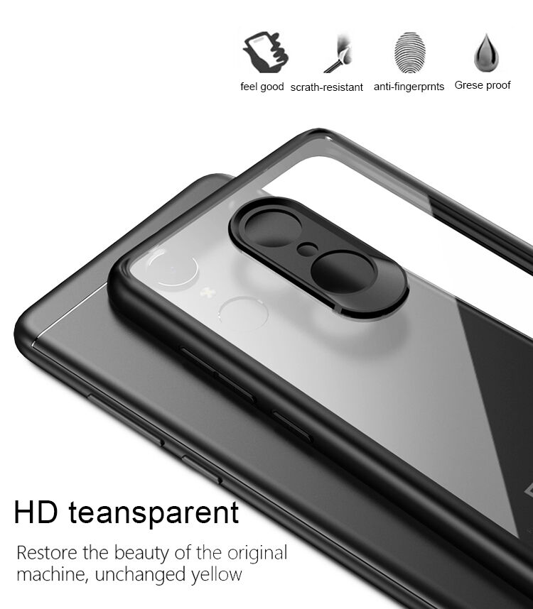 Ipaky etui ochronne z TPU i pleksiglasu do Xiaomi Redmi 5 - niebieskie