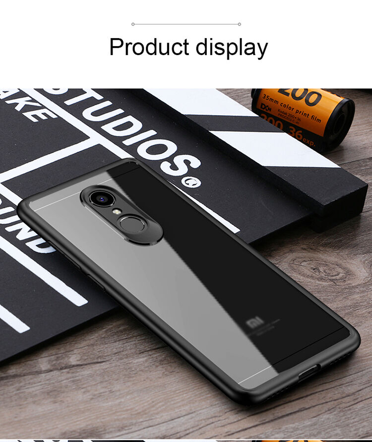 Ipaky etui ochronne z TPU i pleksiglasu do Xiaomi Redmi 5 - niebieskie