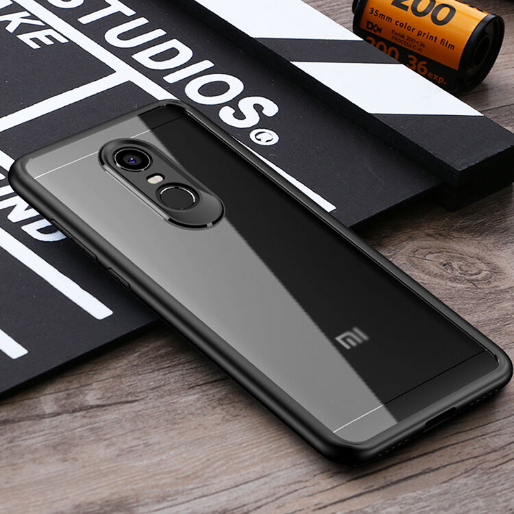 Ipaky etui ochronne z TPU i pleksiglasu do Xiaomi Redmi 5 - niebieskie