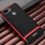 Ipaky etui z teksturą włókien karbonowych do Xiaomi Redmi 6 - niebiesko-czarne