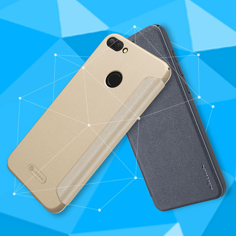 Nillkin Sparkle etui flip do Honor 9 (2018) - czarne