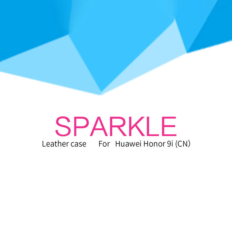 Nillkin Sparkle etui flip do Honor 9 (2018) - czarne