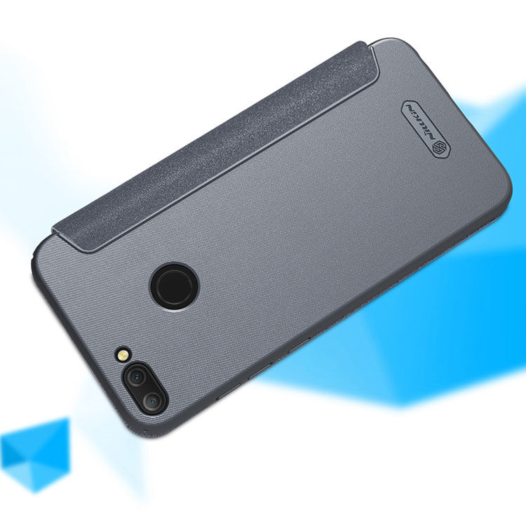 Nillkin Sparkle etui flip do Honor 9 (2018) - czarne