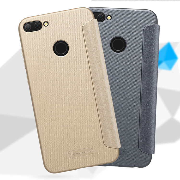 Nillkin Sparkle etui flip do Honor 9 (2018) - czarne
