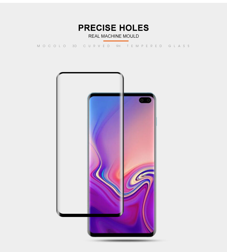 Mocolo Szkło hartowane 3D do Samsung Galaxy S10 Plus - czarne