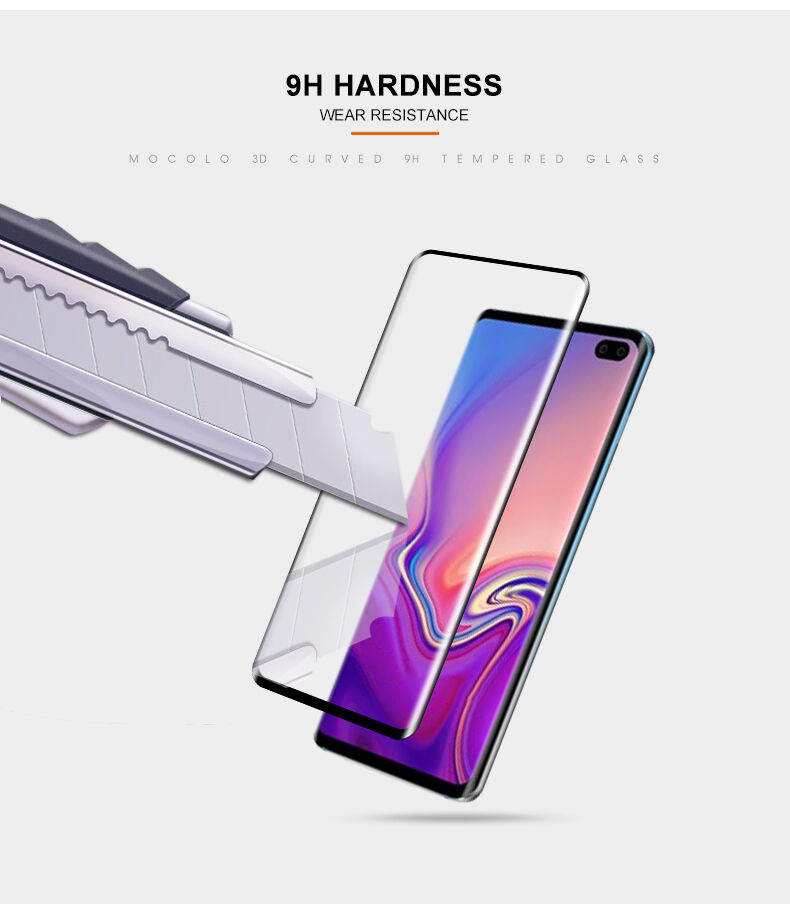 Mocolo Szkło hartowane 3D do Samsung Galaxy S10 Plus - czarne