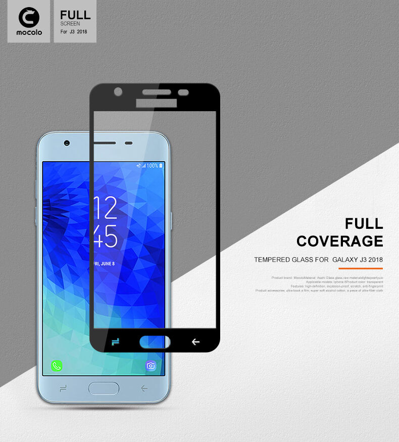 Mocolo Szkło hartowane 3D do Samsung Galaxy J3 (2017) - czarne