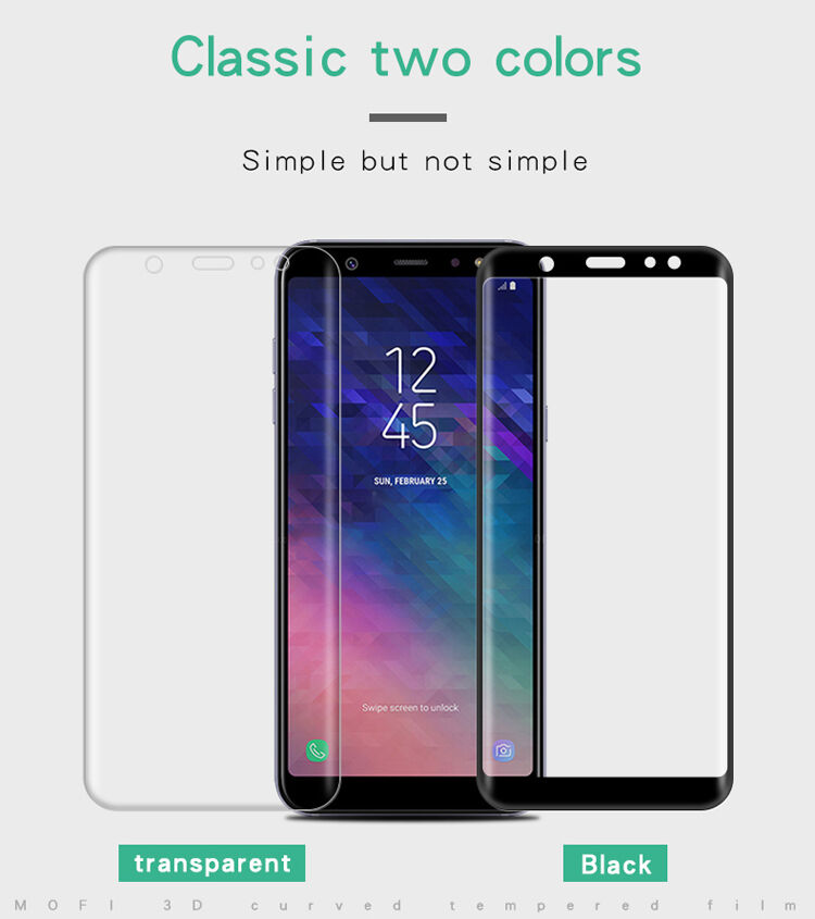Mofi Szkło hartowane 3D do Samsung Galaxy A6 (2018) - czarne