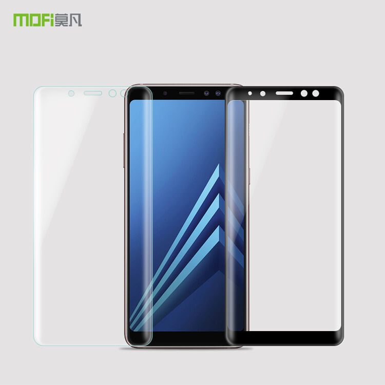 Mofi Szkło hartowane 3D do Samsung A8 Plus (2018) - przezroczyste