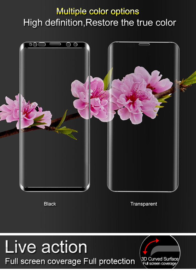 Imak Szkło hartowane 3D do Samsung Galaxy S9 Plus - przezroczyste Imak Szkło hartowane 3D do Samsung Galaxy S9 Plus - przezroczyste