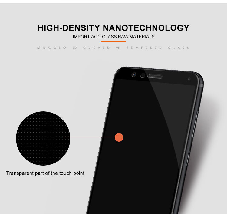 Mocolo Szkło hartowane 3D do Honor 7X - czarne