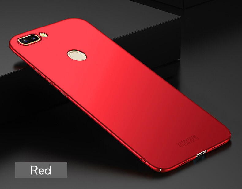 Mofi etui plastikowe Frosted do Xiaomi Mi 8 Lite - ciemnoniebieskie