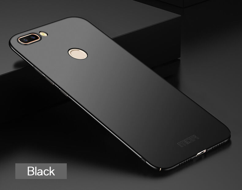 Mofi etui plastikowe Frosted do Xiaomi Mi 8 Lite - ciemnoniebieskie