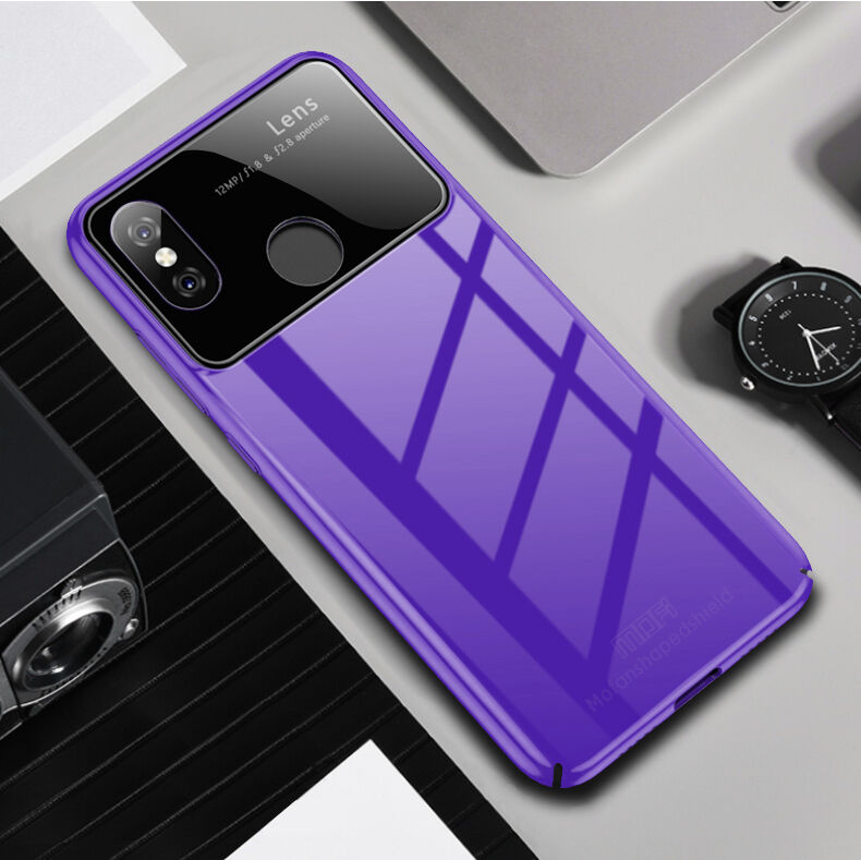 Mofi etui plastikowe ze szkłem do Xiaomi Mi 8 - białe Mofi etui plastikowe ze szkłem do Xiaomi Mi 8 - białe