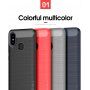 Ipaky etui plastikowe z teksturą szlifowaną do Xiaomi Mi 8 - szare